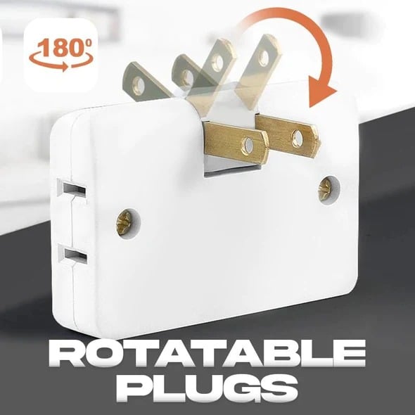 (đ„2025Last Day Promotion - 49% off)2025-180 Degrees Rotatable Socket Converter