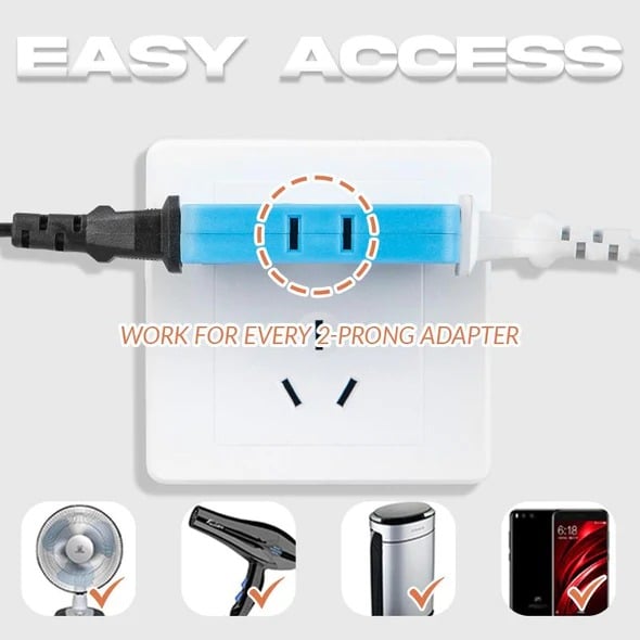 (đ„2025Last Day Promotion - 49% off)2025-180 Degrees Rotatable Socket Converter
